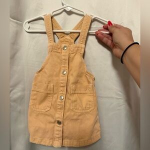 Zara Light Orange Kids Overalls